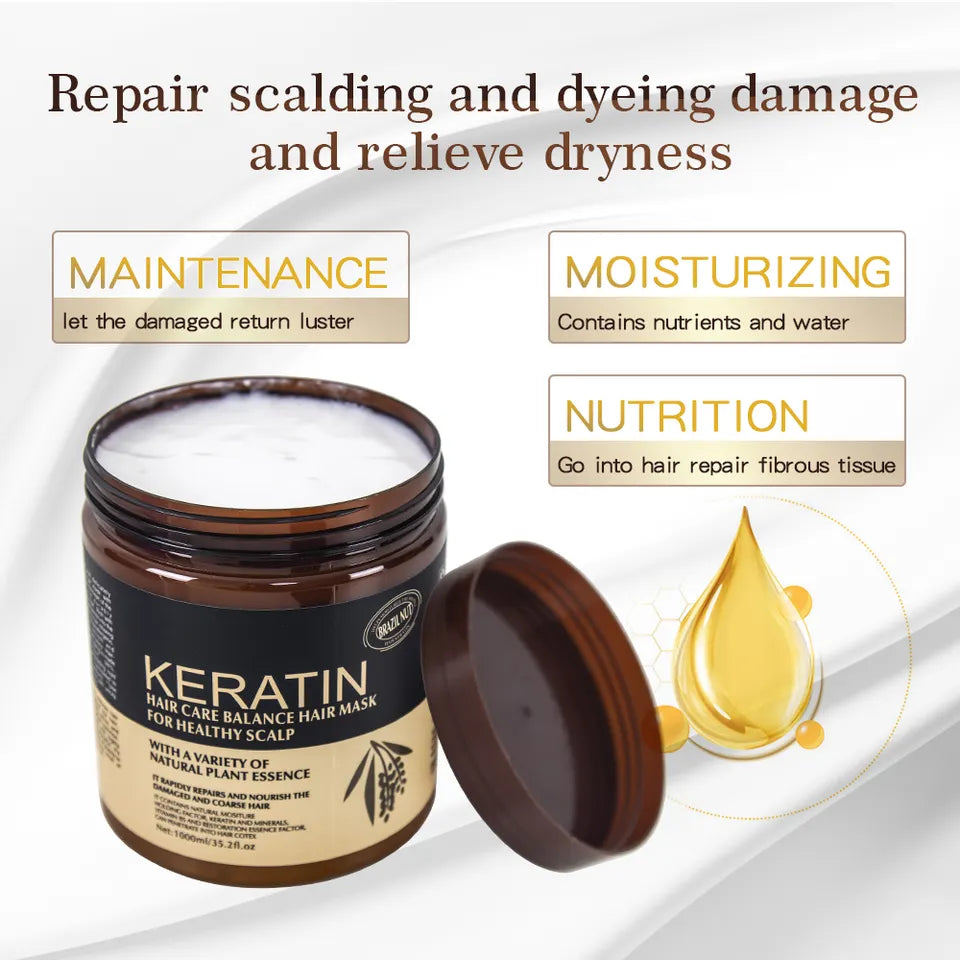 Keratin Hair Care Balance Hair Mask & Hair Treatment – (500ml)