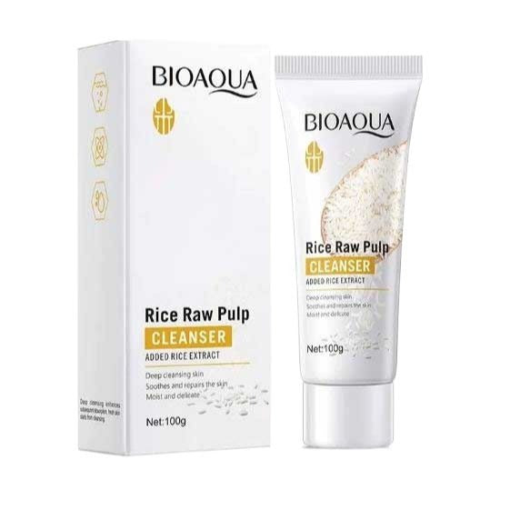 Bioaqua Rice Kit 4-in-1 Deal(Rice Cleanser+Rice Eye Cream+Rice Face Gel+Rice Serum)