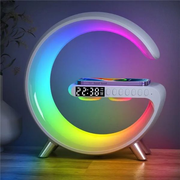 Alarm Clock Desk Lamp Bluetooth Speaker Wireless