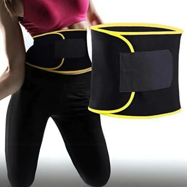 Smart Care Waist Trainer Sweat Belt Tummy Shaping & Body Modeling (free Size Adjustable, Skin-friendly)