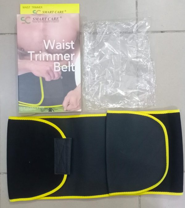 Smart Care Waist Trainer Sweat Belt Tummy Shaping & Body Modeling (free Size Adjustable, Skin-friendly)