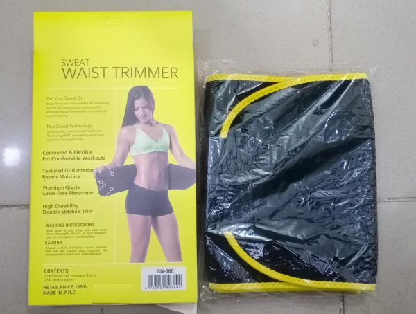 Smart Care Waist Trainer Sweat Belt Tummy Shaping & Body Modeling (free Size Adjustable, Skin-friendly)